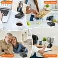 thumbnail image 5 of Foldable Phone Stand with Wireless Bluetooth Speaker and Anti-Slip Base, Birthday Gifts for Men/Women, Gadgets for Anniversary Idea Gift, Tech Gadgets Gifts for Men/Women/Parents/Child, 5 of 5