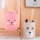 thumbnail image 5 of Bolsa de almacenamiento de juguetes con forma de oso de orejas, para ropa de niños, con dibujos animados, plegable, resistente al agua, 5 of 6