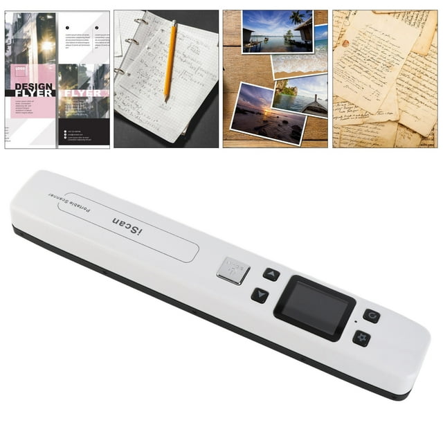 Escáner De Documentos Portátil , Escáner Fotográfico En Color De 1050 Ppp Con WiFi Y OCR Para PDF JPEG