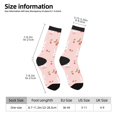 thumbnail image 5 of Yiaed Rabbit And Cherry Print Great elasticity Crew Socks Sports socks for Men and Women, 5 of 5