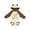 Natural & Brown w Ears, variant on Inktastic Nana and Pops Love Me Grandson Granddaughter Boys or Girls Long Sleeve Baby Bodysuit