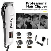 Kemei Professional Hair Clippers Trimmer Kit Men Cutting Machine Barber Salon US,