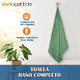 thumbnail image 3 of Toalla Baño Completo colores varios, 150x80cm - 620gr Suave Y Absorbente- Cenefa Bordada - NARANJA CORAL 8, 3 of 6