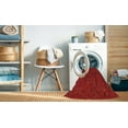 thumbnail image 2 of Ahgly Company Machine Washable Indoor Rectangle Transitional Fire Engine Red Area Rugs, 7' x 9', 2 of 7