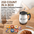 thumbnail image 3 of International Delight Coffee Creamer Singles Variety Pack - 210 ct of Individual Creamers - Sweet, Italian and 5 more Flavors by TRIONI, 3 of 5