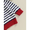 thumbnail image 6 of Bagilaanoe Toddler Baby Girl Boy Knitted Sweater Long Sleeve Striped Pullover 3M 6M 12M 24M 3T Kids Warm Jumpers Tops Fall Loose Knitwear, 6 of 8