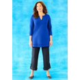 thumbnail image 2 of Catherines Women's Plus Size Suprema Studio Lattice Trim Tunic, 2 of 2