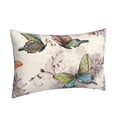 thumbnail image 2 of Fotbe Flying Butterflies-1 Pillow Cases - Envelope Closure - Luxury, Extra Soft, Cooling Pillow Covers - Wrinkle, Fade, Stain Resistant-14"x20", 2 of 9