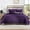 Purple, variant on Exclusivo Mezcla California King Quilt Set, 3-Piece Lightweight Oversized King Quilts Soft Bedspreads Bed Coverlets, Deep Purple, 112"x104"
