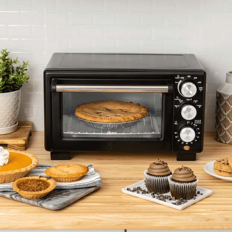 Oster® Convection 4-Slice Toaster Oven, Matte Black, Convection Oven and  Countertop Oven