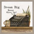 thumbnail image 1 of Great Art Now Dream Big by Linda Spivey, Framed Wall Art, 17W x 17H, 1 of 2