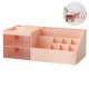 thumbnail image 2 of Organizador de maquillaje con cajones, almacenamiento de maquillaje, organizador de tocador cosmético, caja de maquillaje con cajones para tocador, dormitorio, baño Xemadio MZQ-0931-2, 2 of 9