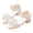White, variant on Little Kids Girls Dress Pumps Glitter Sequins Princess Low Heels Princess Dress Shoes Party Dance Shoes Rhinestone Sandals Kids High Heels