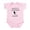 Petal Pink, variant on CafePress - Daddys Lacrosse Buddy Body Suit - Baby Light Bodysuit, Size Newborn - 24 Months