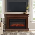 thumbnail image 5 of Real Flame Beau 59" Landscape Electric Fireplace in Dark Walnut, 5 of 9