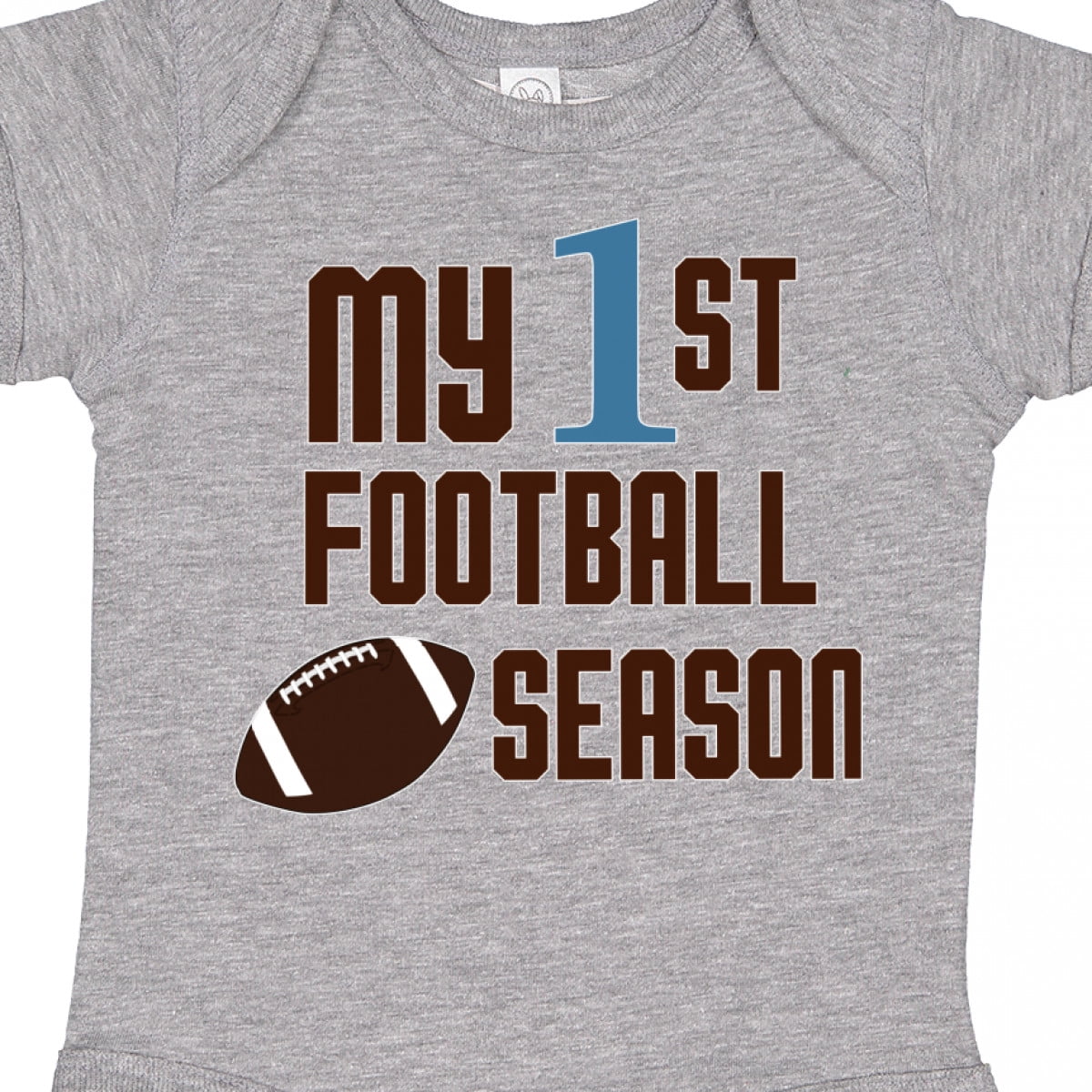 Inktastic My First Football Season Boys or Girls Baby Bodysuit