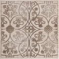 thumbnail image 1 of Unique Loom Tapis Complexe Ton sur Ton 4' x 4' Carré Beige Rushmore, 1 of 1