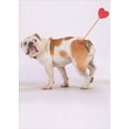 thumbnail image 1 of Dog With Heart Arrow Funny Valentine's Day Card, 1 of 4