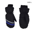 thumbnail image 2 of Naiovety 3 pares de manoplas para niños, equipo deportivo cálido Unisex impermeable para invierno, suministros fáciles de combinar, patrón Suministros térmicos negro L Naiovety HA059220-12B, 2 of 6