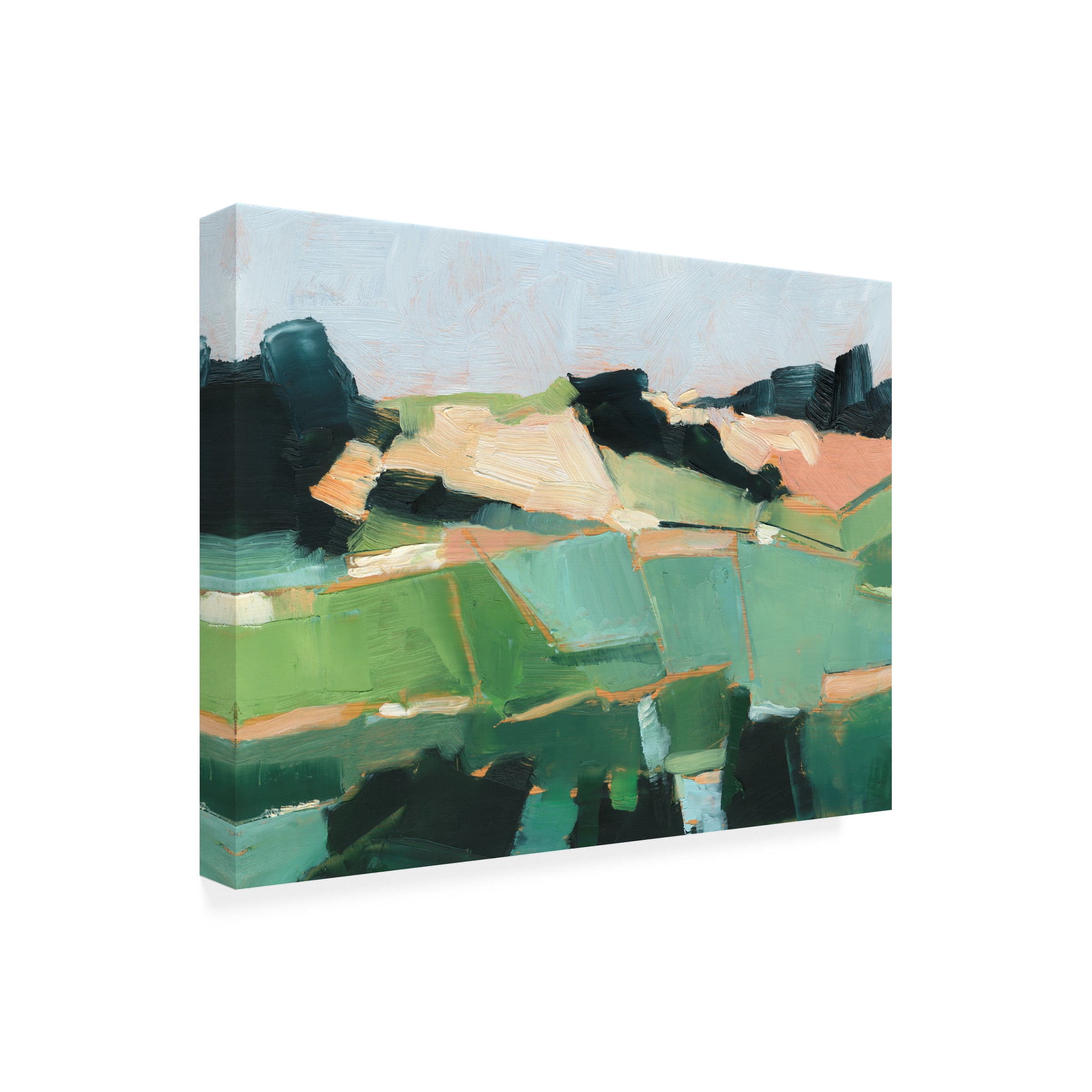 Ethan Harper 'Rolling Fields I' Canvas Art