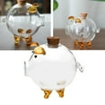 thumbnail image 4 of Cute Glass Piggy Jar Coin Storage Box For Saving Coin And Small Treasure Lovely, 4 of 8