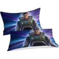thumbnail image 5 of Buzz Lightyear Duvet Cover Set 3D Anime Characters Printed Bedding Set Girls Single 3D Duvet Cover Sets Quilt Cover Soft Microfiber Zipper with Pillowcase Double, 5 of 5