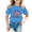 Blue, variant on 100 Day Of School Shirt Kids Boys Girls Cute Graphic Print Round Neck Tee Back To School Comfortable Casual Soft Shirts Tshirts Tops 1-13 Years