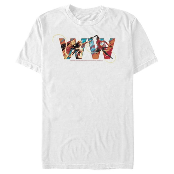 Men's Wonder Woman 1984 Wonderous Battle  Graphic Tee White Medium