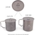 thumbnail image 2 of TOAKS Titanium Lid Pot or Cup/Mug(80CM), 2 of 5