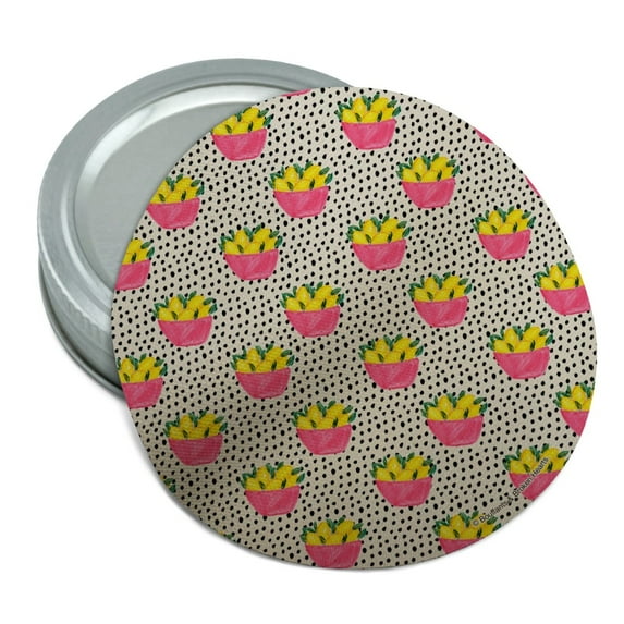 Bowls of Lemons Round Rubber Non-Slip Jar Gripper Lid Opener