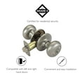 thumbnail image 4 of Design House Pro Cambridge Entry Door Knob, Satin Nickel, 4 of 15