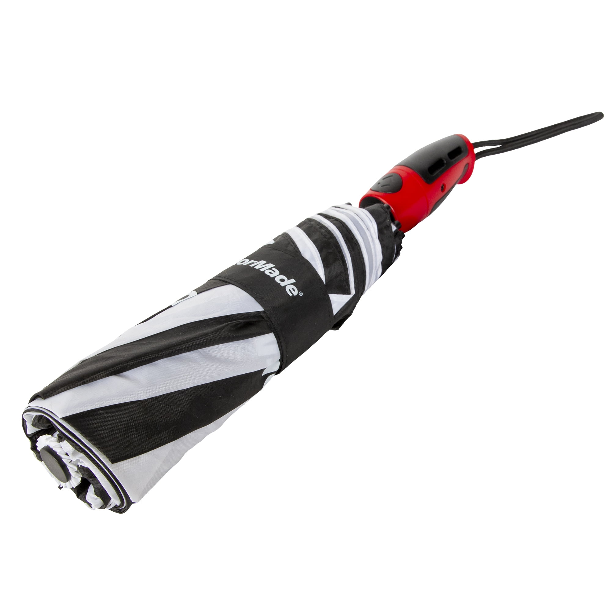 TaylorMade Vortexvent Golf Umbrella - 47 Inch - Black/White