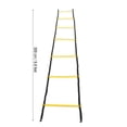 thumbnail image 4 of Qiilu Durable Speed Training Agility Ladder Footwork Exercise Tackle for Football Soccer Sports, Agility Ladder, Speed Agility Ladder, 4 of 8