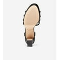 thumbnail image 6 of Cole Haan Grove Black Leather Ankle Strap Strappy Open Toe Block Heeled Sandals (Black Leather, 9.5), 6 of 6
