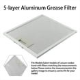thumbnail image 2 of Filtros para Campana Extractora, Filtros para Campana Extractora de 230 X 260 mm, Filtro de Grasa, Filtro de Ventilación de Aluminio, Piezas para Campana Extractora., 2 of 5