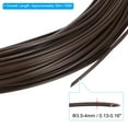 thumbnail image 2 of Unique Bargains Wicker Repair Kit, Synthetic Rattan Fix DIY Set for Wicker Furniture 1.1 LB, Black Brown, 2 of 5