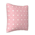 thumbnail image 2 of ZICANCN Pink Heart Background Throw Pillow Covers, Bed Couch Sofa Knit Decorative Pillow Covers for Living Room Farmhouse, 22"x22", 2 of 8