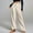 c02Beige, variant on Arnsht Women's Plus Size Pants Solid Color High Elastic Waisted Wide Leg Dress Pants Business Work Trousers with Pockets White XXL