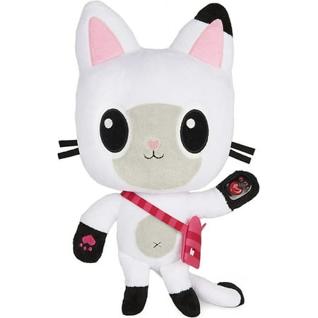 Gabby's Dollhouse, 13-inch Talking Pandy Paws Plush Toy with Lights, Music and 10 Sounds and Phrases