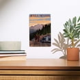 thumbnail image 2 of Sierra Nevada, The Mountains are Calling Birch Wood Wall Sign (6x9 Rustic Home Decor, Ready to Hang Art), 2 of 5