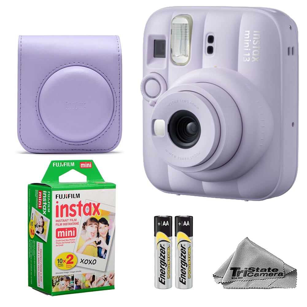 Fujifilm Instax Mini 12 Camera (Lilac Purple) + Case + Instax Mini