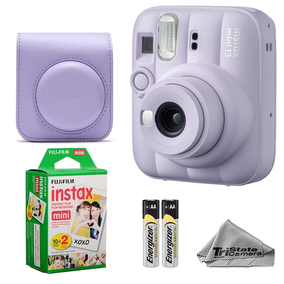 Fujifilm Instax Mini 13 Instant Film Camera Dreamy Purple with Case and 20-Sheet Instax Mini Film