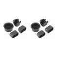 thumbnail image 3 of Guardoinrt 4x Black Prevent Damage With Replacement Hinge Pivots Lining Kit For Doors And Hinges 2Set, 3 of 6