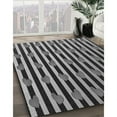 thumbnail image 3 of Ahgly Company Machine Washable Indoor Rectangle Transitional Dark Gray Area Rugs, 5' x 8', 3 of 7