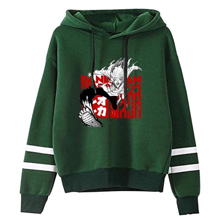Dandadan merch anime Okarun hooded drawstring pocketless sweatshirt men/women harajuku pullover