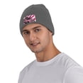 thumbnail image 4 of ZICANCN Pink Drift Race Car Knit Beanie Hat, Winter Cap Soft Warm Classic Hats for Men Women, Deep Heather, 4 of 8