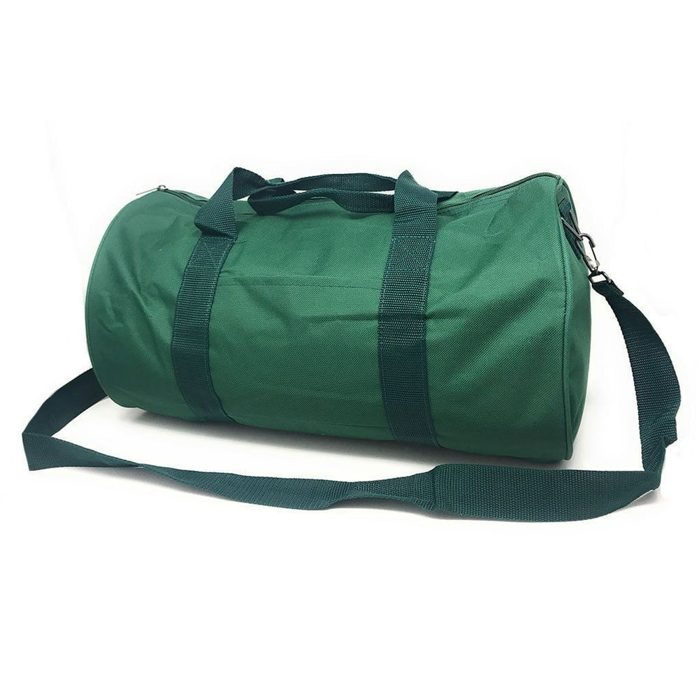 Roll Shape 18 inch Duffle Bag Travel Sports Gym School Carry On Luggage