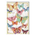 thumbnail image 1 of Juego de puntadas estampadas de 11/14 hilos, tela Adia, patrón de mariposa preimpreso, bricolaje 11CT 40x55cm, 1 of 9