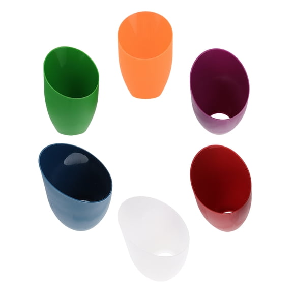 ULTNICE 6Pcs Dark Purple Plastic Lampshade for Desk Lamp Cover with Soft Light and Decorative Effect