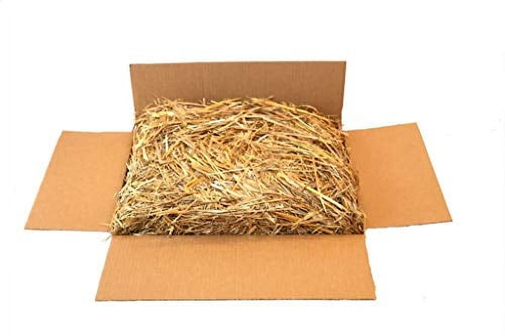 (New Harvest) Premium 100% Natural Wheat Straw Grass Harvested 2022, Farmer Direct- Excellent Animal Bedding, Garden Cover, Mulch and Farm Wheat Straw 5lbs. Straw Shipped